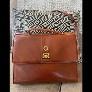 Etienne Aigner Leather Work Bag/Laptop Bag 💼 with removable shoulder strap